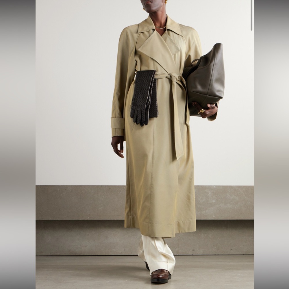 The Frankie Shop Tan Trench Coat - Picture 3 of 4